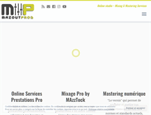 Tablet Screenshot of mazoutprod.com